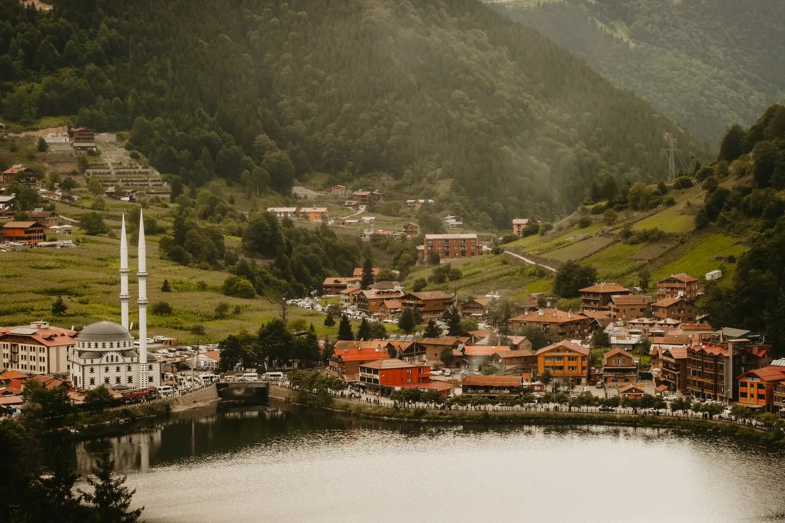 Trabzon green mountains and nature