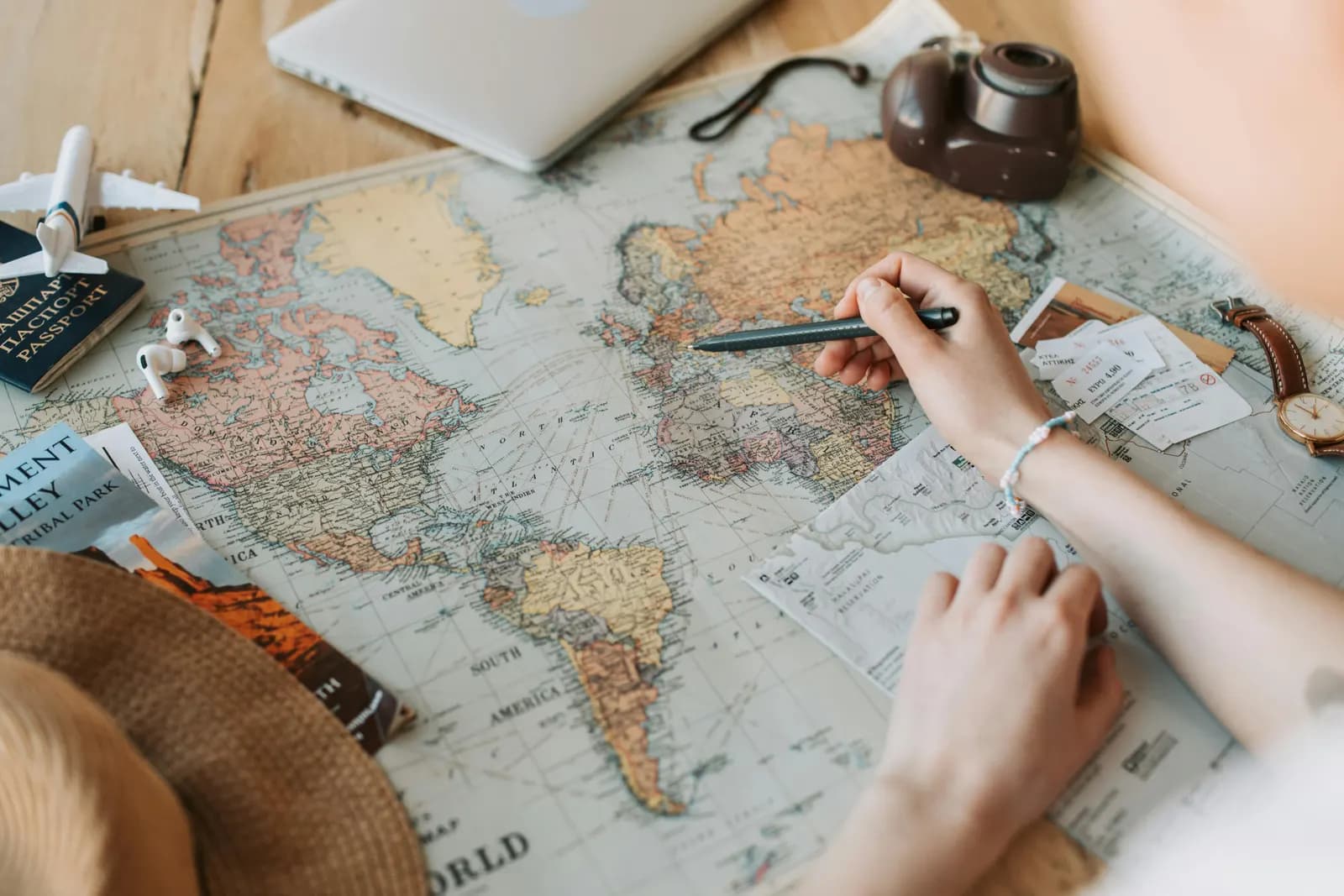Travel experiences background